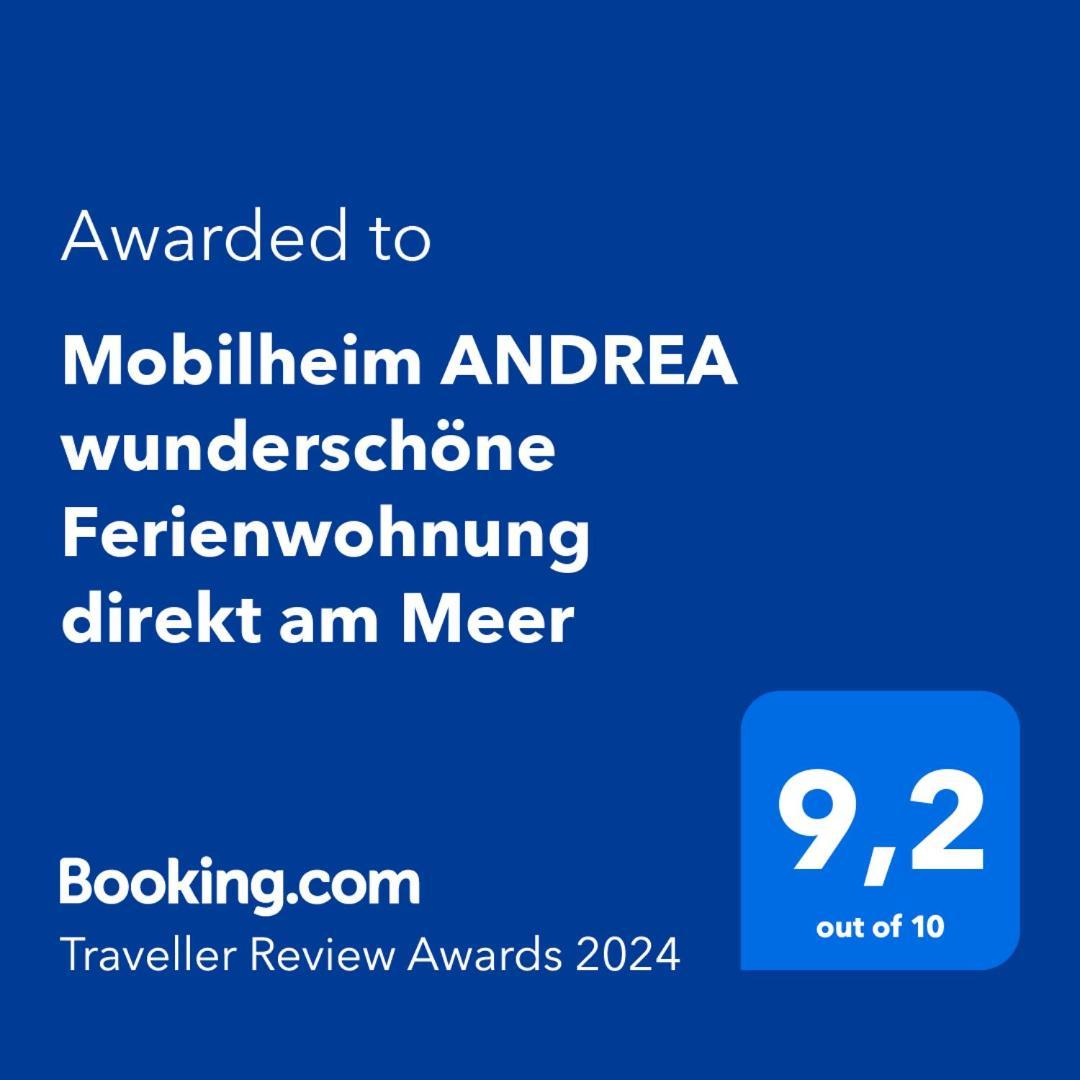 Mobilheim Andrea Wunderschoene Ferienwohnung Direkt Am Meer يزيرا المظهر الخارجي الصورة